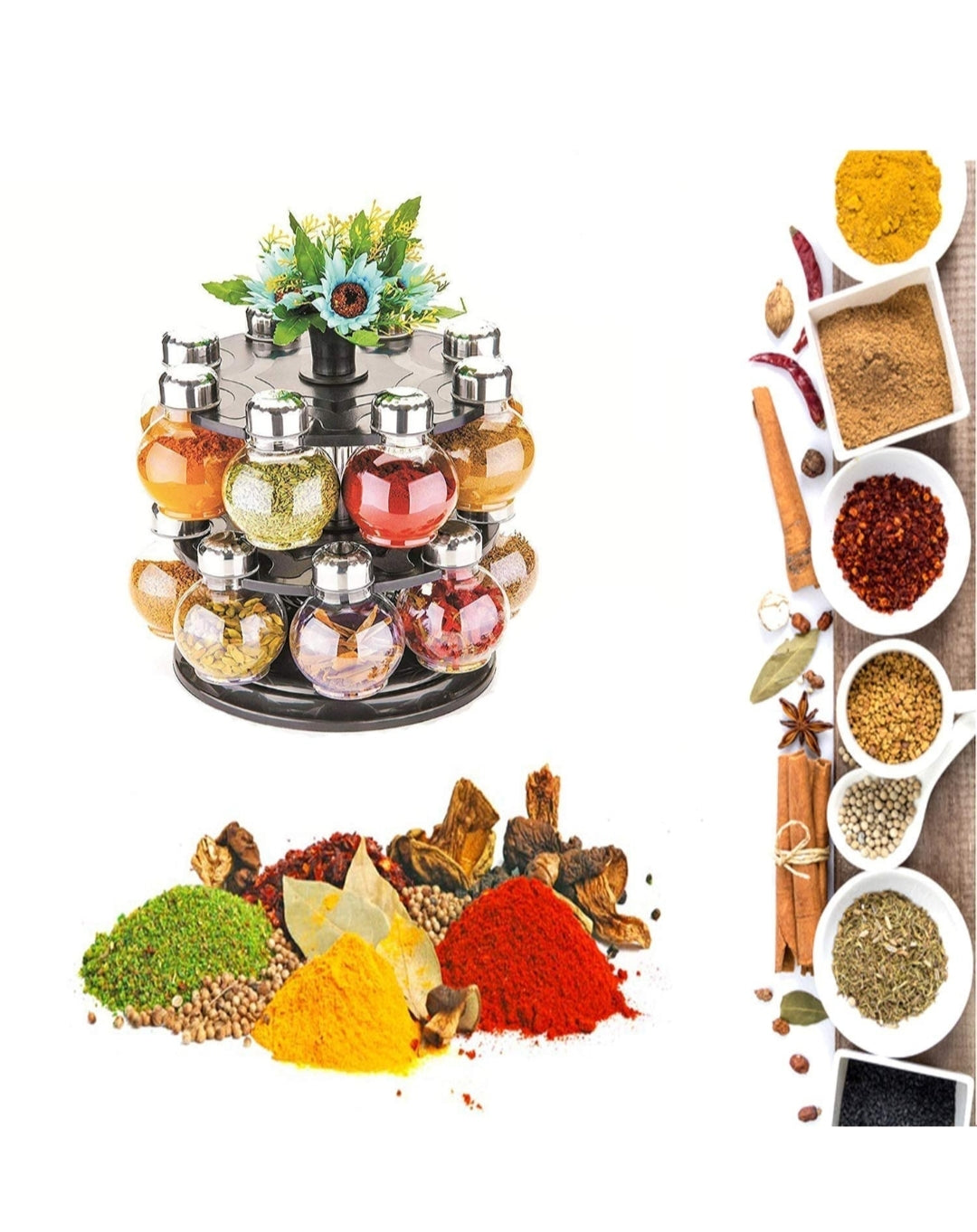 SpiceMate Jar Stand 16 in 1