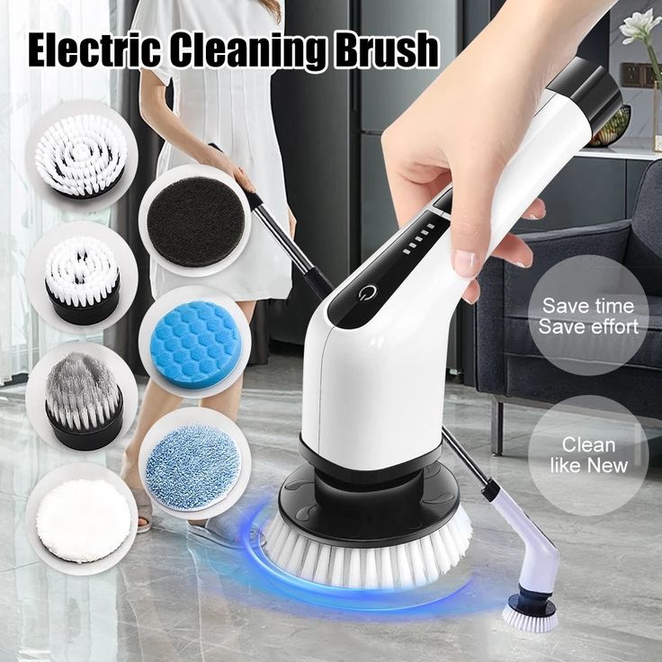 9 in 1 SpinPro Electric Scrubber