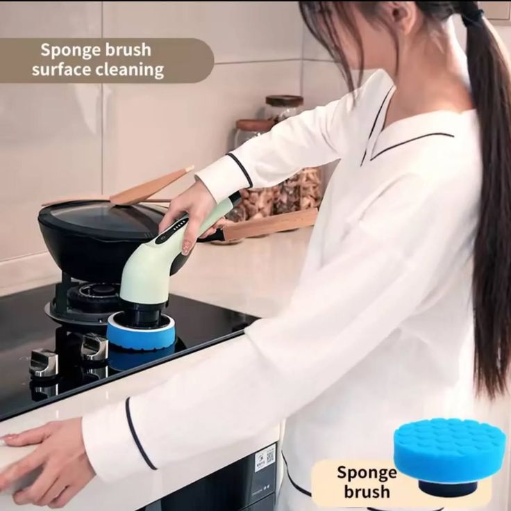 9 in 1 SpinPro Electric Scrubber