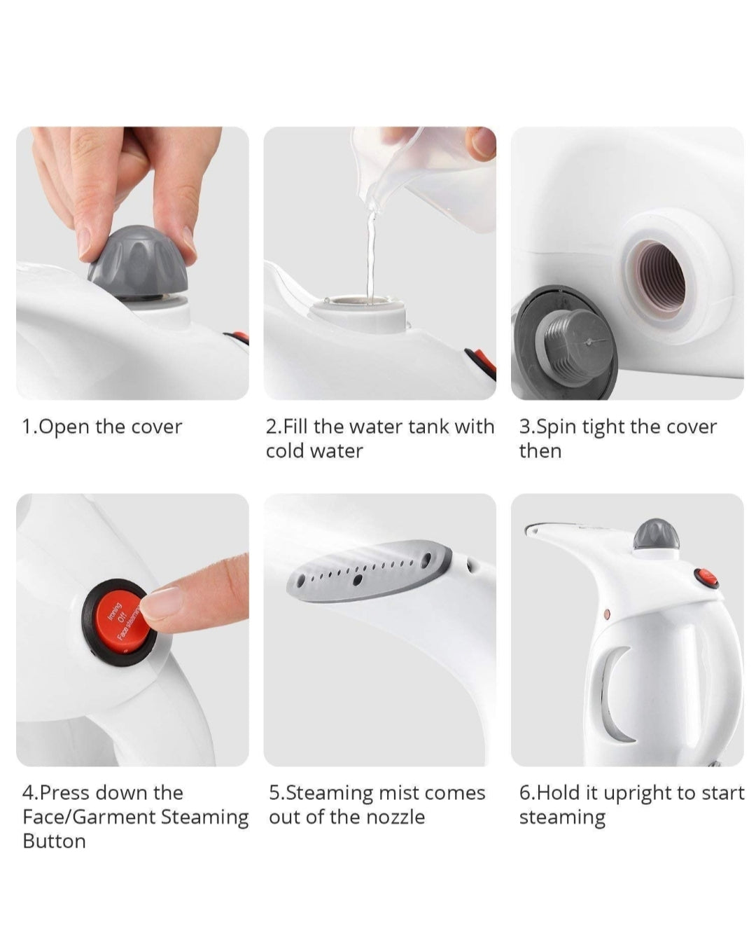 FreshSteam Ion – Portable Garment & Facial Steamer