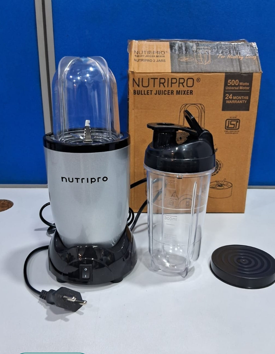 NutriPro Bullet Juicer (2 Jars) – Smart & Compact (Top Quality Product)