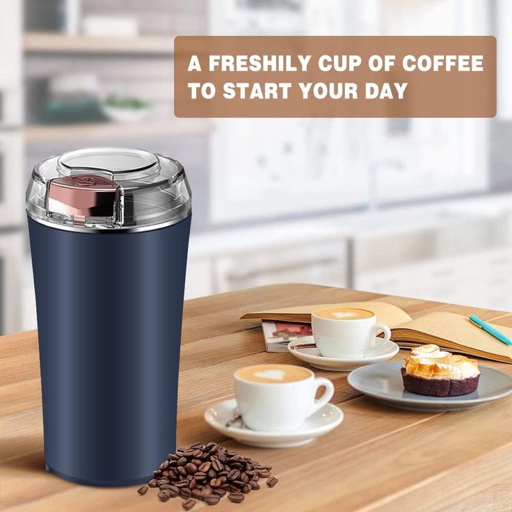 “Premium Electric Mini Grinder | Stainless Steel Blades for Spices, Nuts & Coffee”