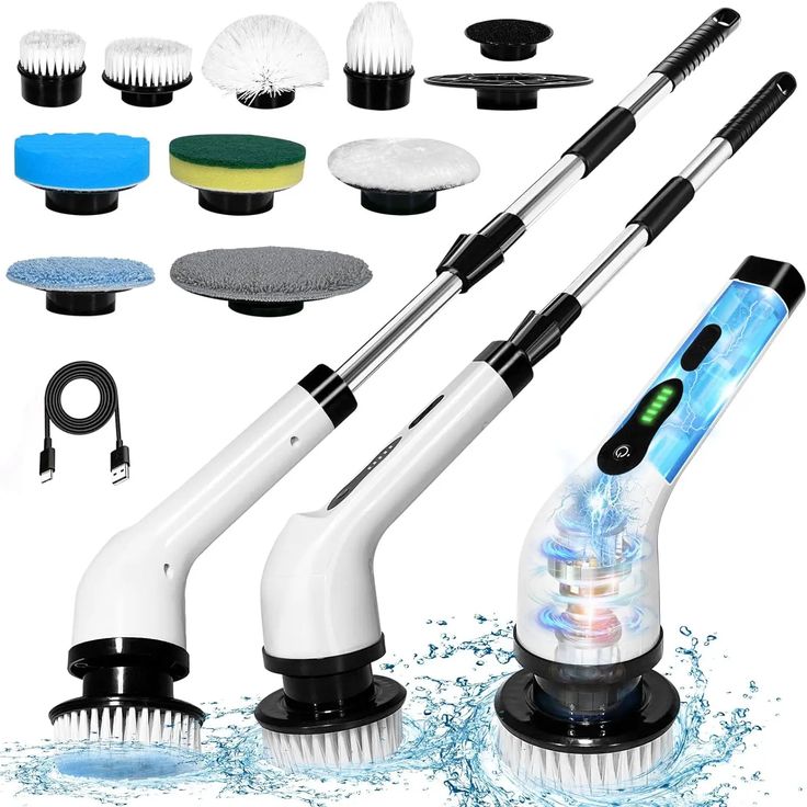 9 in 1 SpinPro Electric Scrubber