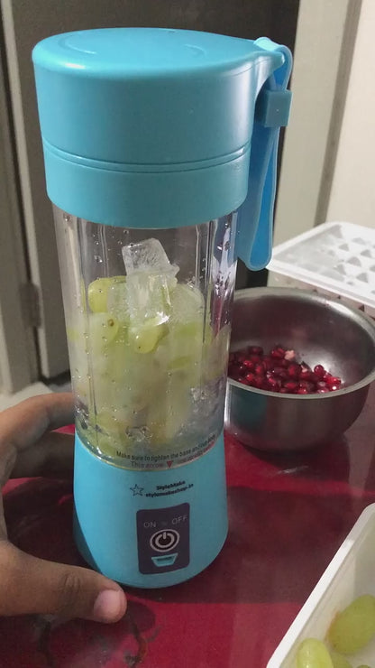 Portable Electric 6 Blade USB Juice Maker (380 ml)