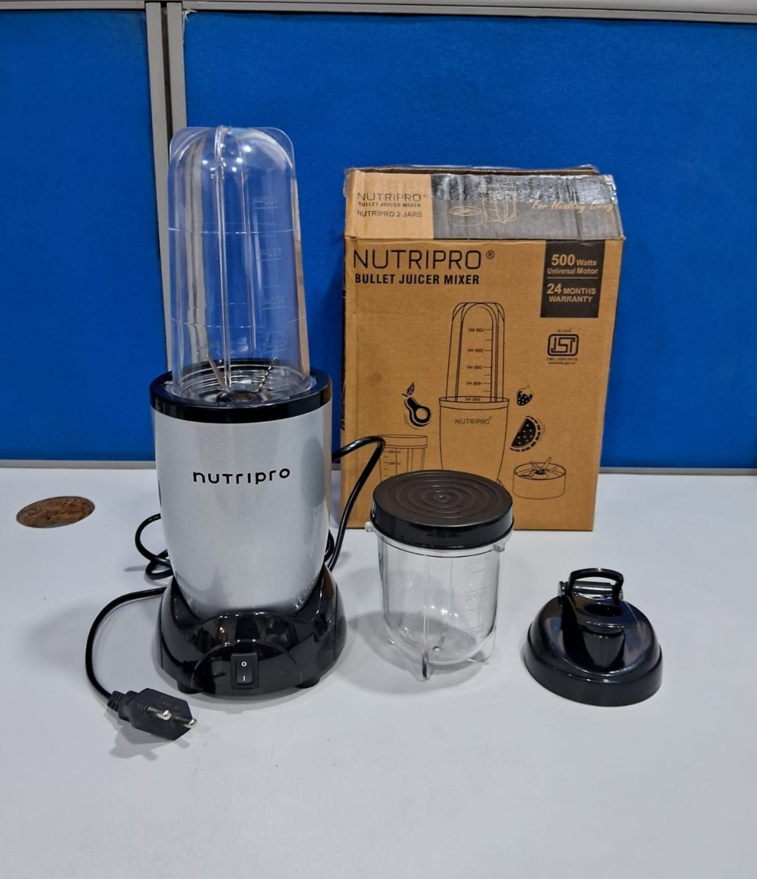 NutriPro Bullet Juicer (2 Jars) – Smart & Compact (Top Quality Product)