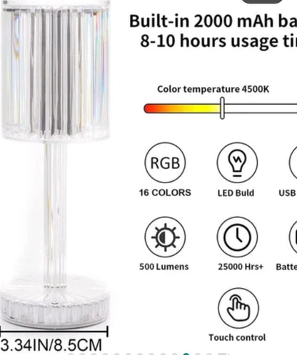 Crystal Table Lamp
