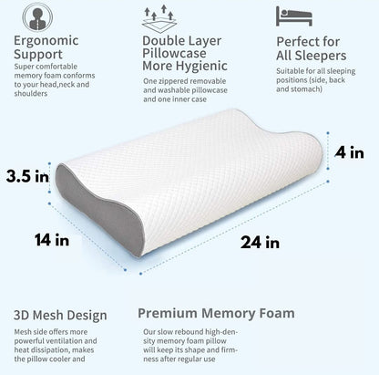 CloudComfort Memory Pillow